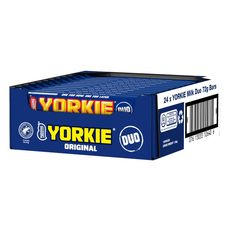 Yorkie DUO Milk Chocolate Bar 72g - Mobile