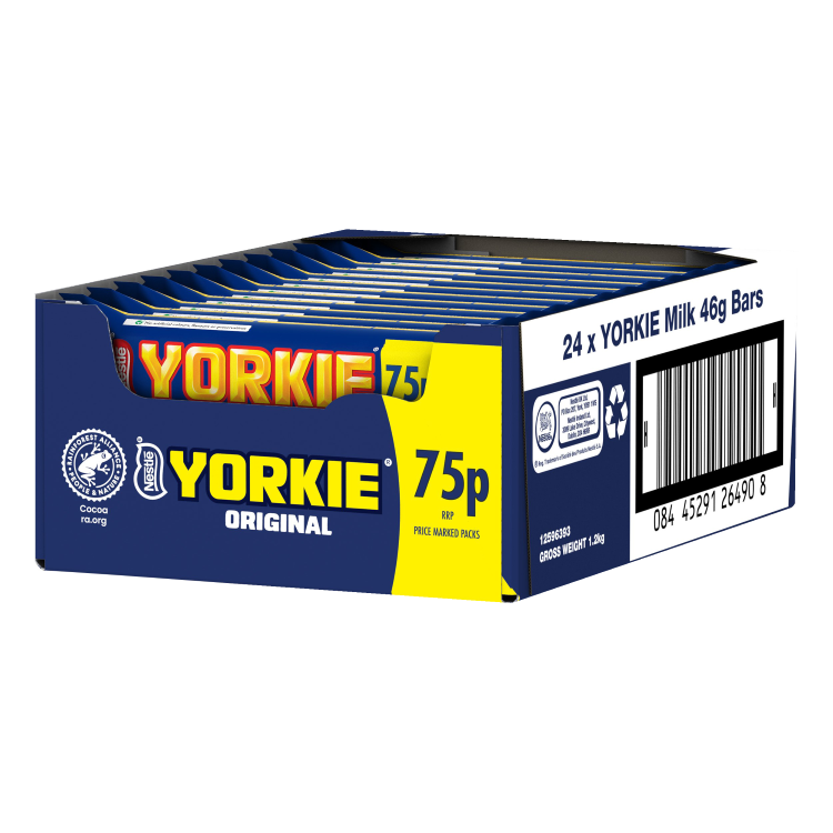Yorkie Milk Chocolate Bar 46g - Mobile