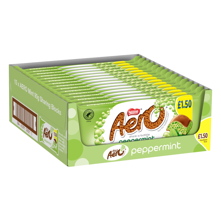 Aero Peppermint Chocolate Sharing Bar 90g - Mobile