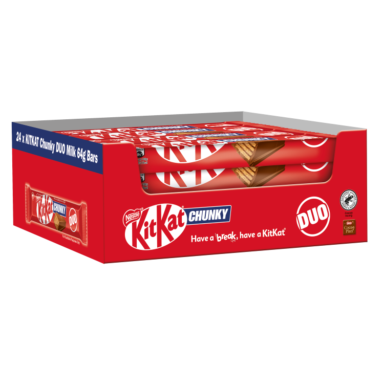 KitKat Chunky Duo Milk Chocolate Bar 64g - Mobile