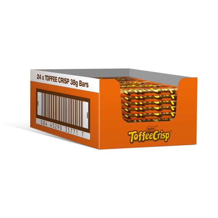 Toffee Crisp Milk Chocolate Bar 38g - Mobile