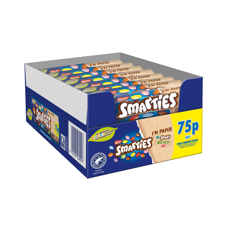 Smarties Milk Chocolate Tube 38g - Mobile