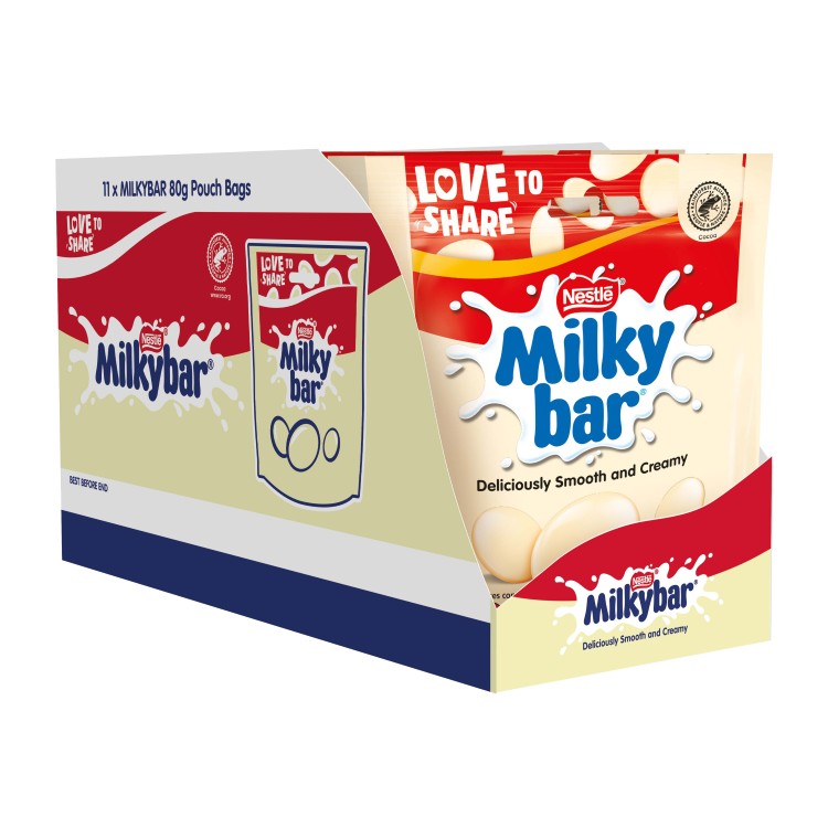 Milkybar Giant Buttons White Chocolate Sharing Bag 80g - Mobile
