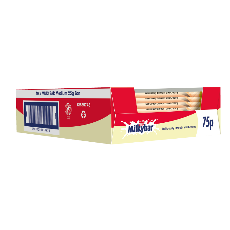 Milkybar White Chocolate Bar 25g - Mobile