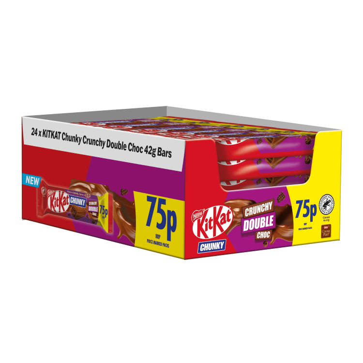KitKat Chunky Crunchy Double Chocolate Bar 42g - Mobile