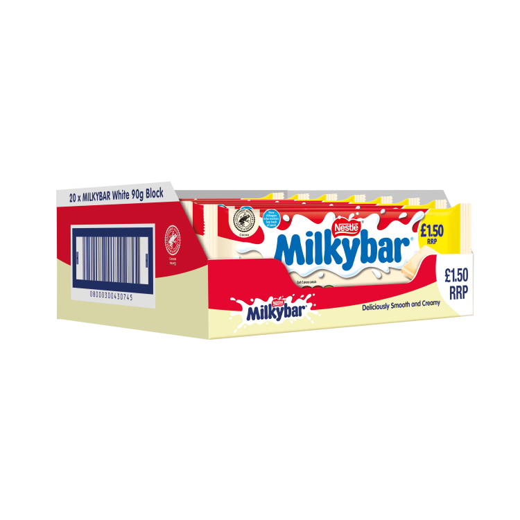 Milkybar White Chocolate Sharing Bar 90g - Mobile