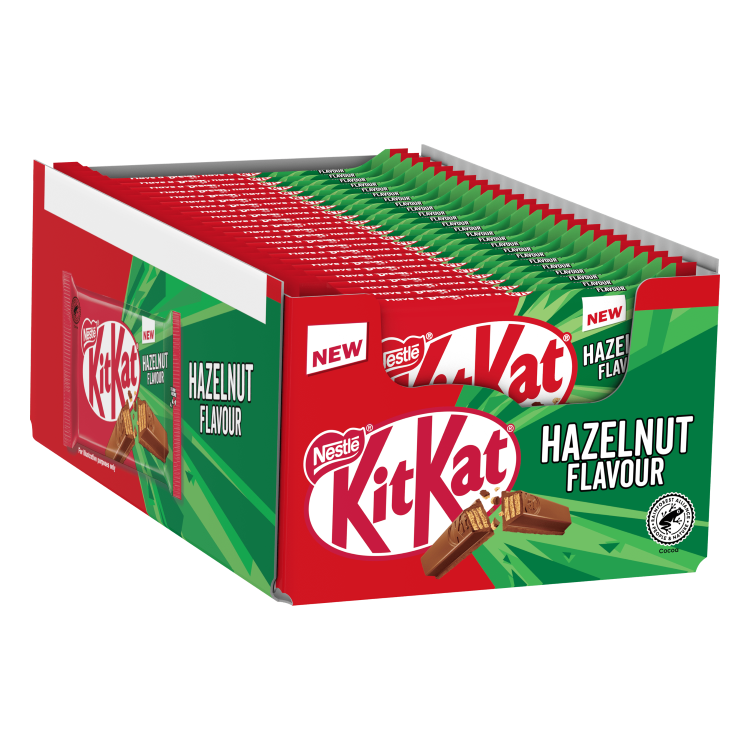 KitKat 4 Finger Hazelnut Chocolate Bar 41.5g - Mobile