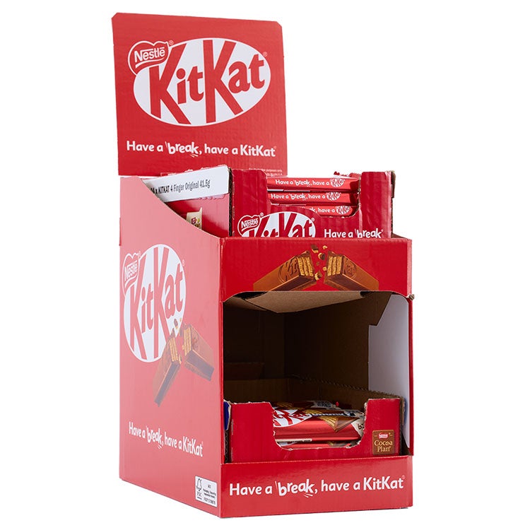 KITKAT Cardboard Counter Unit