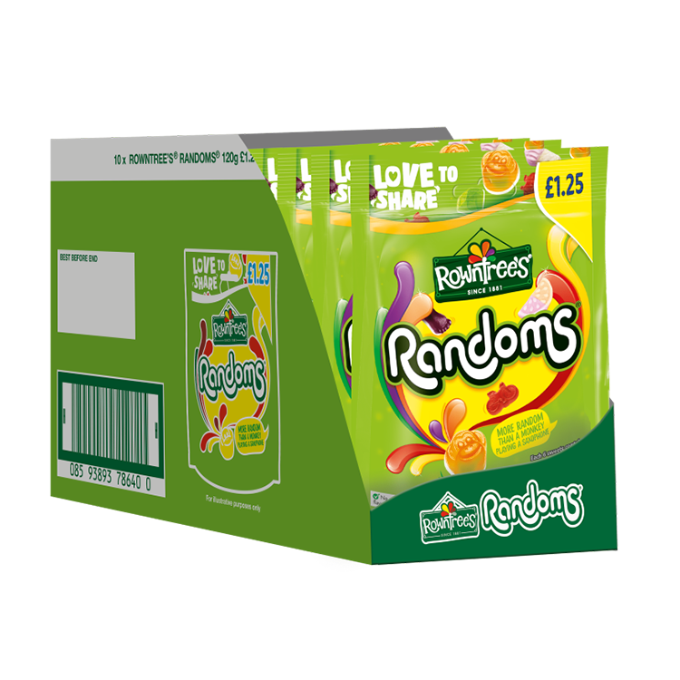 Rowntree's Randoms Sweets Sharing Bag 120g - Mobile