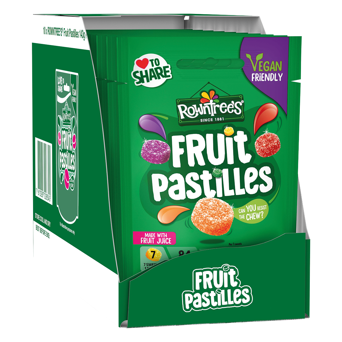 Rowntrees Fruit Pastilles 114g - Product