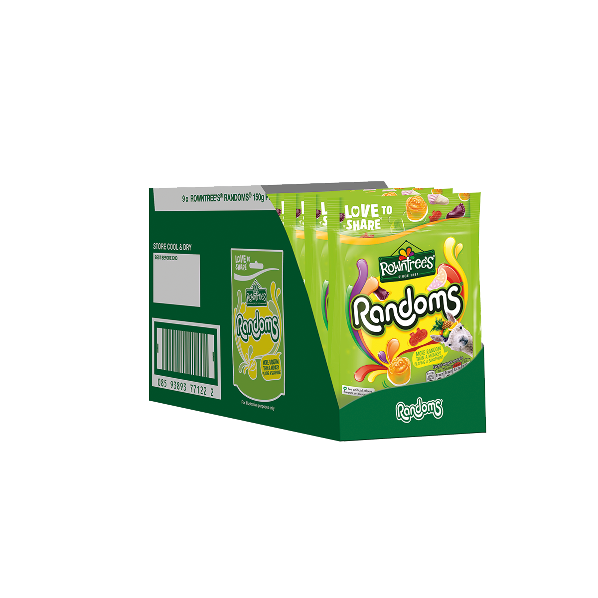 Rowntrees Randoms 120g - Product