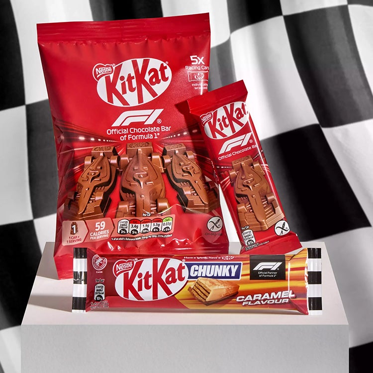 Limited Edition KitKat Chunky F1 Caramel