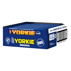 Yorkie DUO Milk Chocolate Bar 72g - Thumb