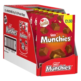 Munchies Milk Chocolate & Caramel Share Bag 81g - Thumb
