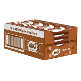 Aero Bubbly Milk Chocolate Bar 36g - Thumb