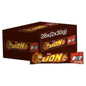 Lion Milk Chocolate Duo Bar 60g - Thumb