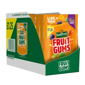Rowntree's Fruit Gums Vegan Friendly Sweets Sharing Bag 120g - Thumb