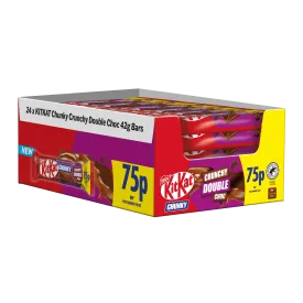 KitKat Chunky Crunchy Double Chocolate Bar 42g - Thumb