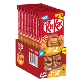 KitKat Salted Caramel Chocolate Sharing Bar 99g - Thumb